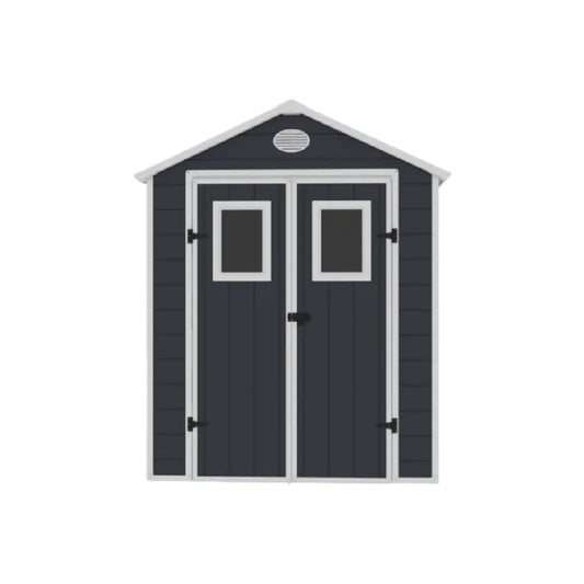 屋外収納庫 木製 - ガーデン用またはツール保管用 - 合板製 - 120 x 120 x 180