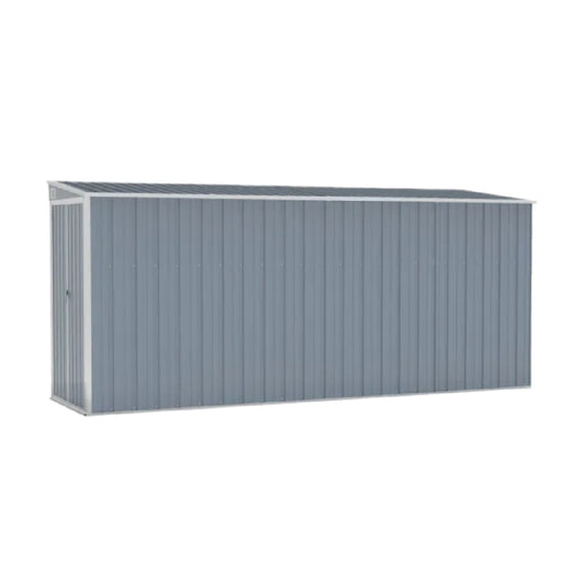 ガレージ用金属収納庫 - 屋外収納スペースに最適 - スチール製 - 200 x 80 x 100